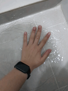 Water splash arena, on my bathroom!